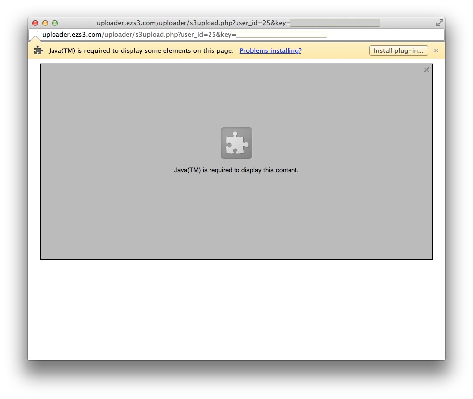  Uploader No Longer Working in Chrome Mac OS X Making